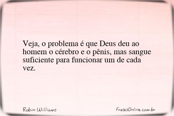 Frase de Robin Williams