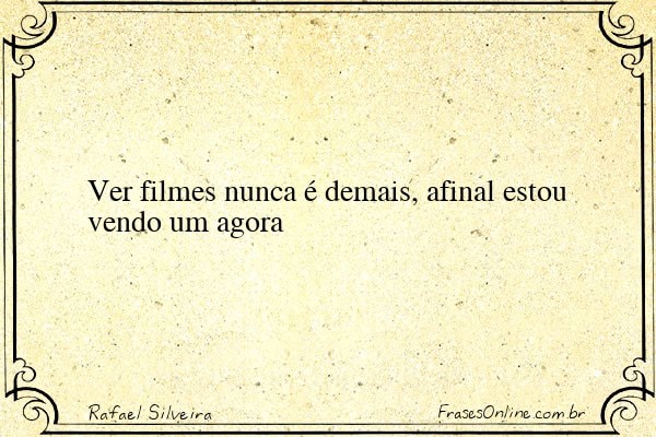 Frase de Rafael Silveira