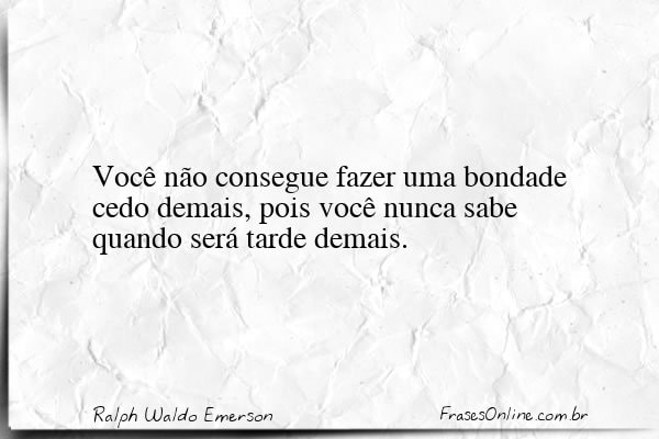 Frase de Ralph Waldo Emerson