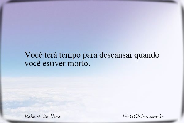 Frase de Robert De Niro
