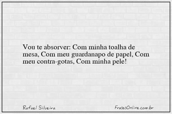 Frase de Rafael Silveira