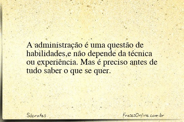 Frase de Sócrates