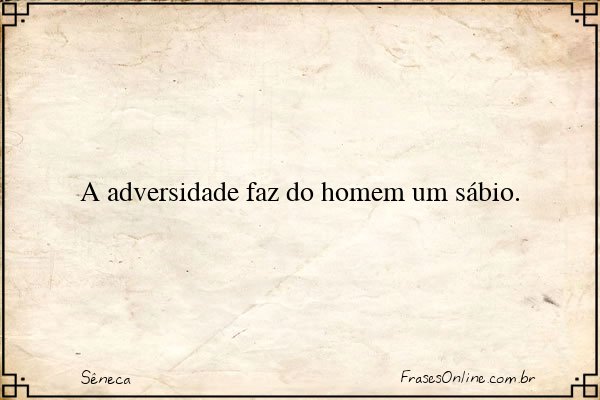 Frase de Sêneca