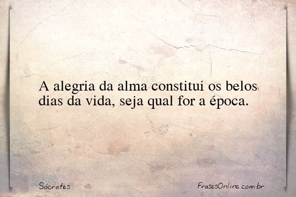 Frase de Sócrates