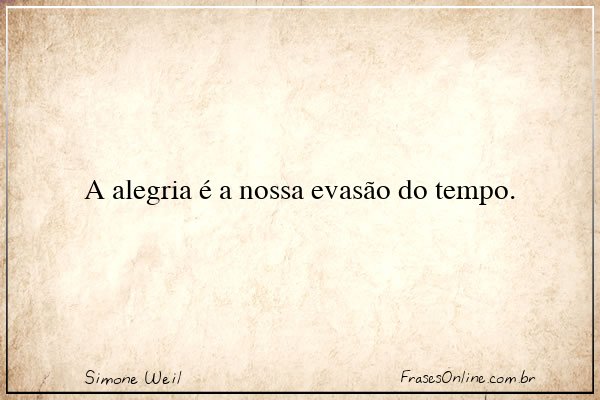 Frase de Simone Weil