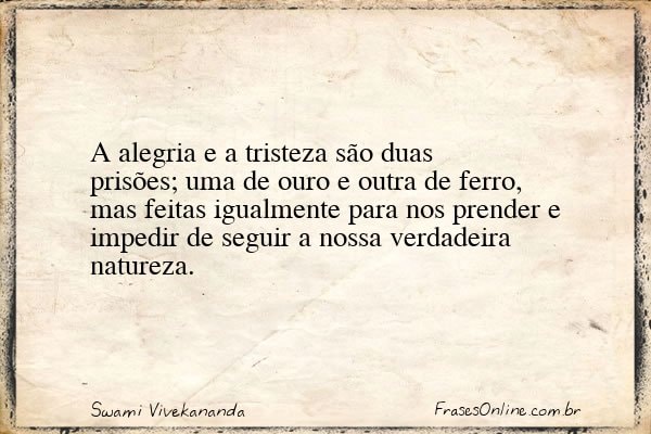 Frase de Swami Vivekananda