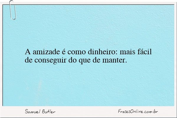 Frase de Samuel Butler