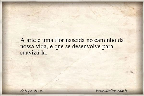 Frase de Schopenhauer