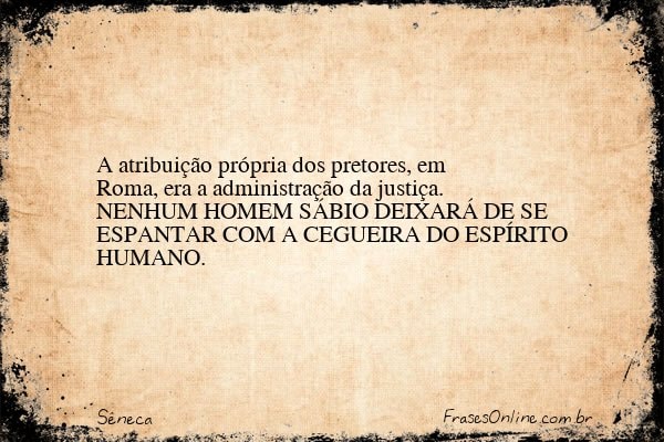 Frase de Sêneca
