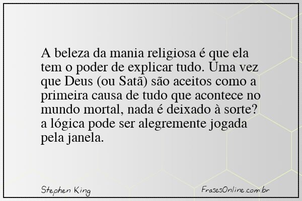 Frase de Stephen King