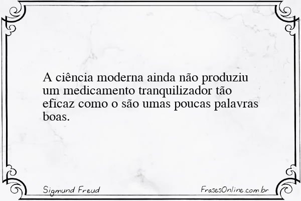 Frase de Sigmund Freud