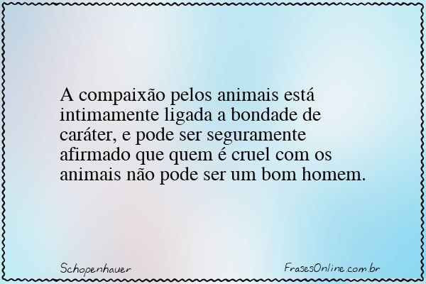 Frase de Schopenhauer