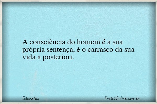 Frase de Sócrates