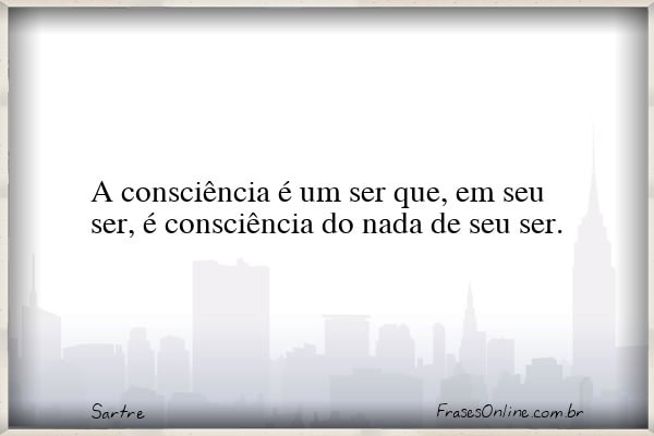 Frase de Sartre