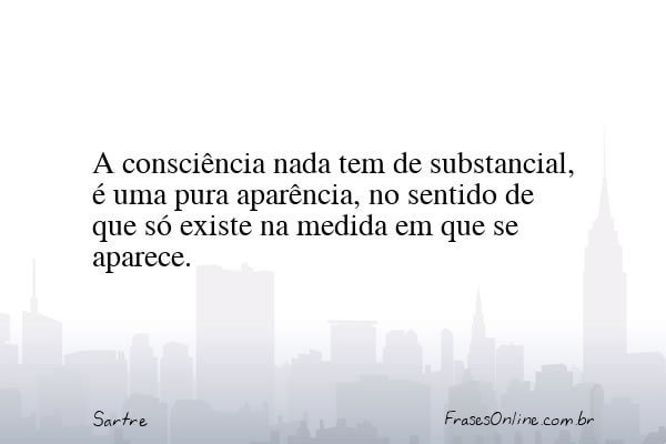 Frase de Sartre