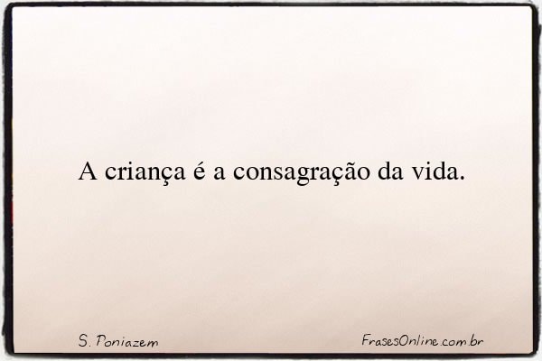 Frase de S. Poniazem
