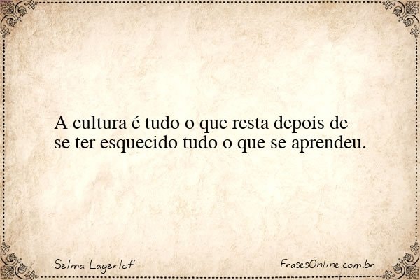Frase de Selma Lagerlof