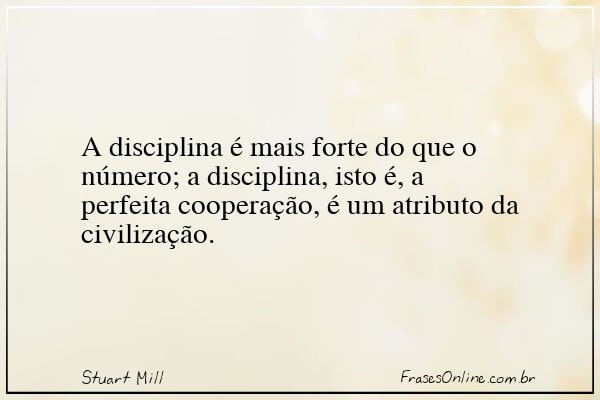 Frase de Stuart Mill