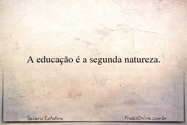 Frase de Severo Catalina