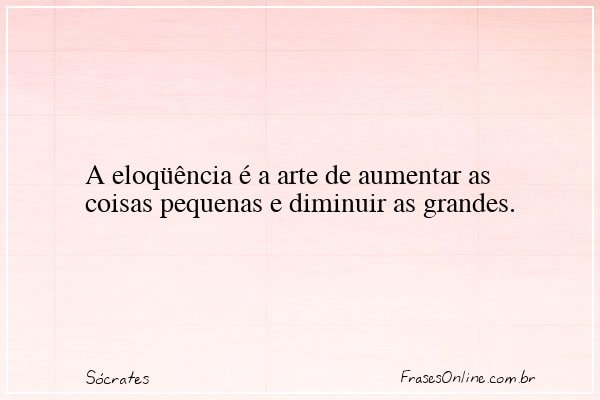 Frase de Sócrates