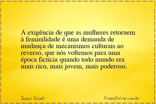 Frase de Susan Faludi
