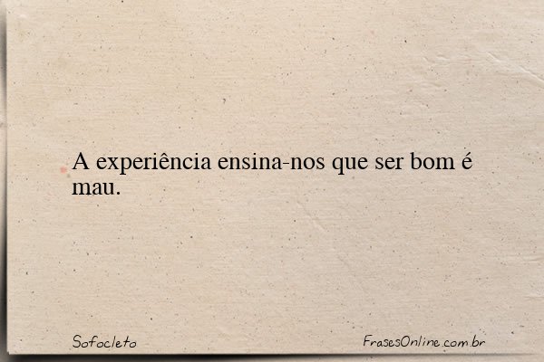 Frase de Sofocleto