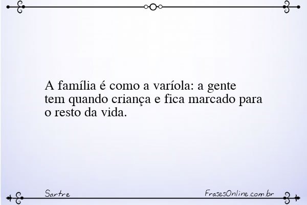 Frase de Sartre