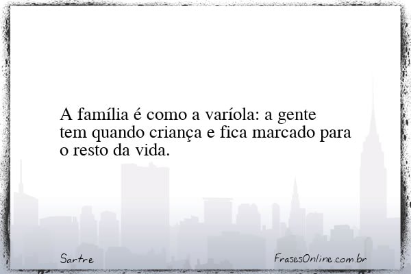 Frase de Sartre