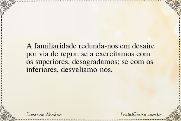 Frase de Suzanne Necker