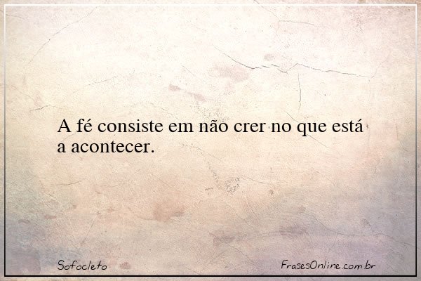 Frase de Sofocleto