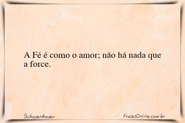 Frase de Schopenhauer