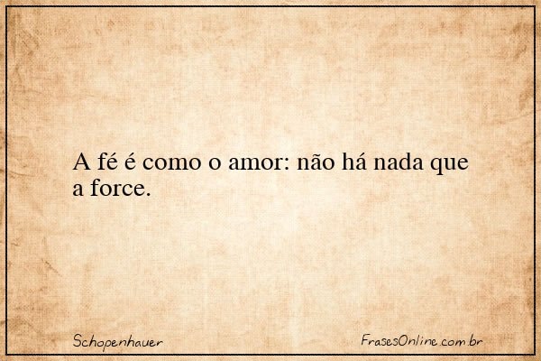 Frase de Schopenhauer