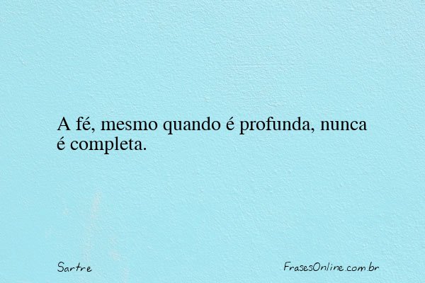 Frase de Sartre