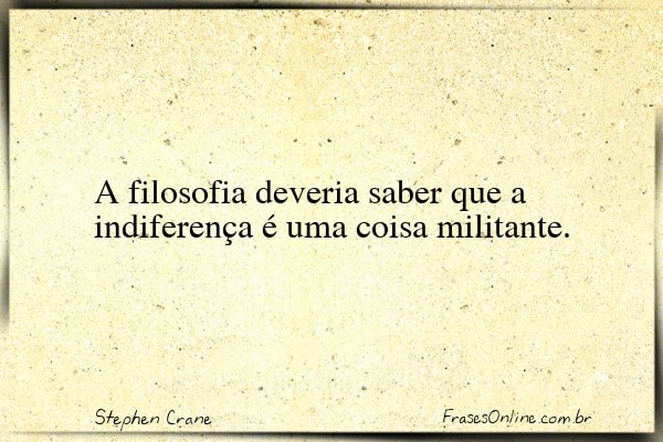 Frase de Stephen Crane