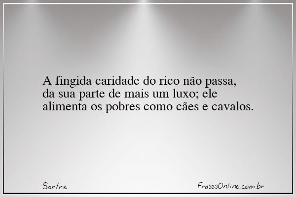 Frase de Sartre