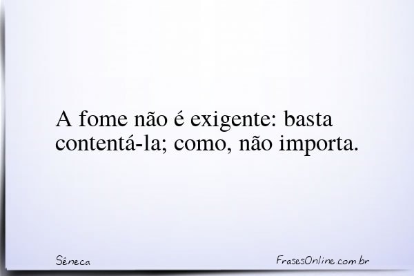 Frase de Sêneca