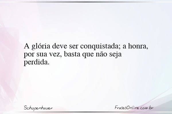 Frase de Schopenhauer