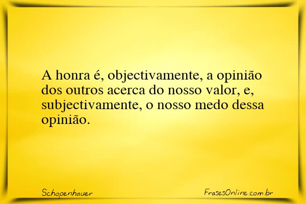 Frase de Schopenhauer