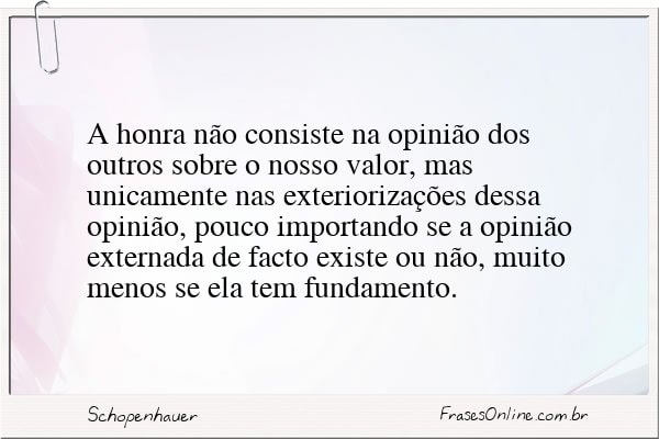 Frase de Schopenhauer