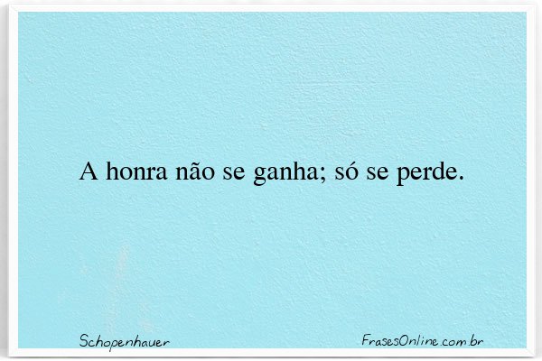 Frase de Schopenhauer