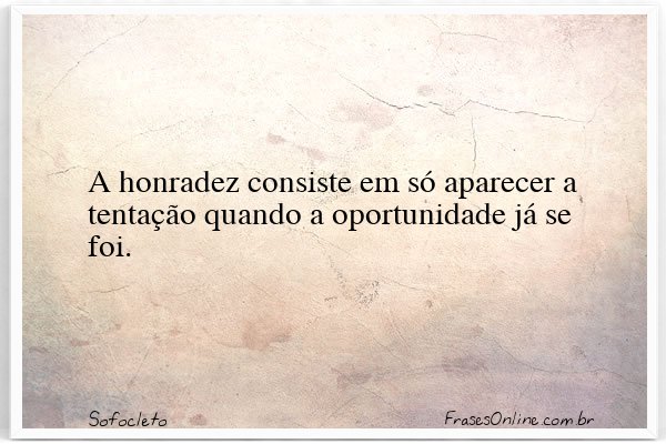 Frase de Sofocleto
