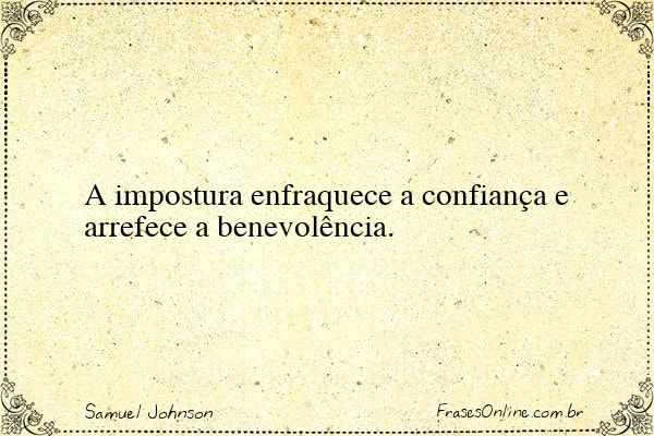 Frase de Samuel Johnson