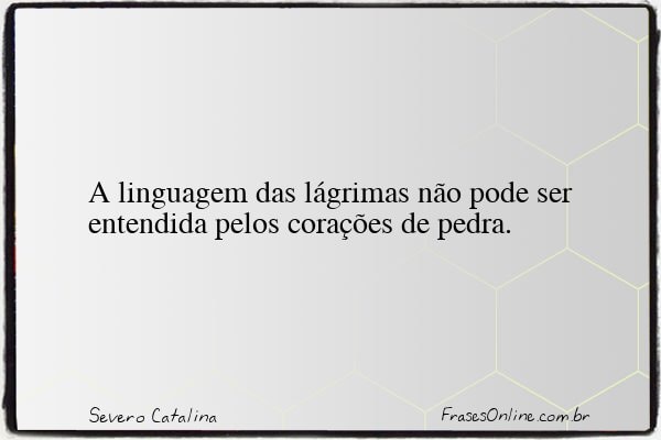 Frase de Severo Catalina