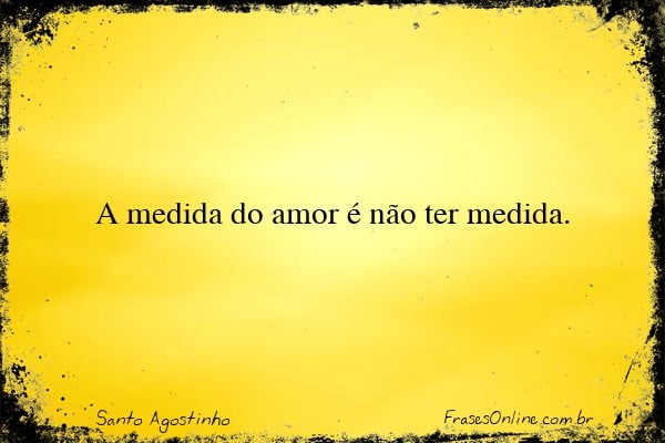 Frase de Santo Agostinho