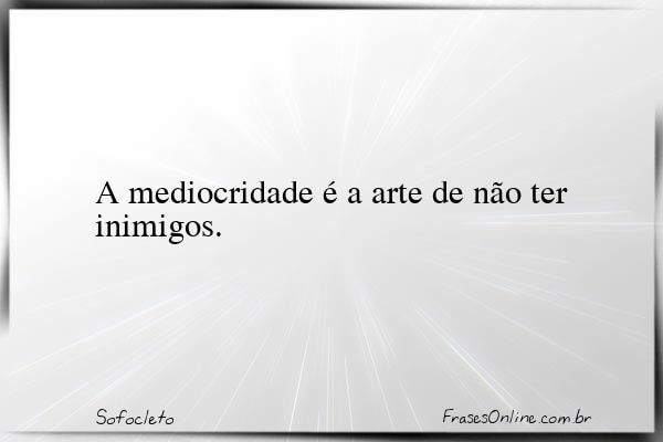Frase de Sofocleto