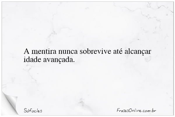 Frase de Sófocles