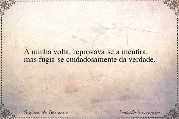 Frase de Simone de Beauvoir