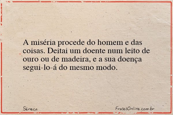 Frase de Sêneca