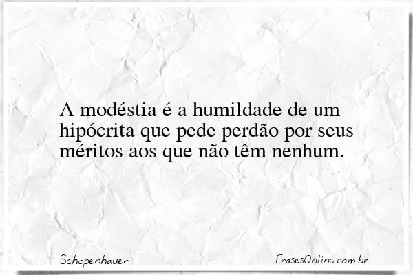 Frase de Schopenhauer