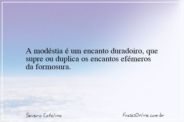 Frase de Severo Catalina